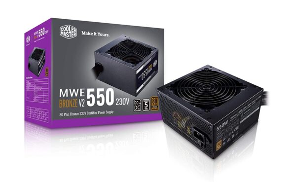 Cooler Master MWE 550 V2 80 Plus Bronze SMPS | Gaming PC Built