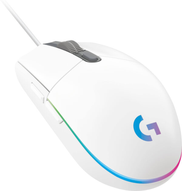 Logitech G203 LIGHTSYNC RGB Gaming Mouse White | Gaming PC Built