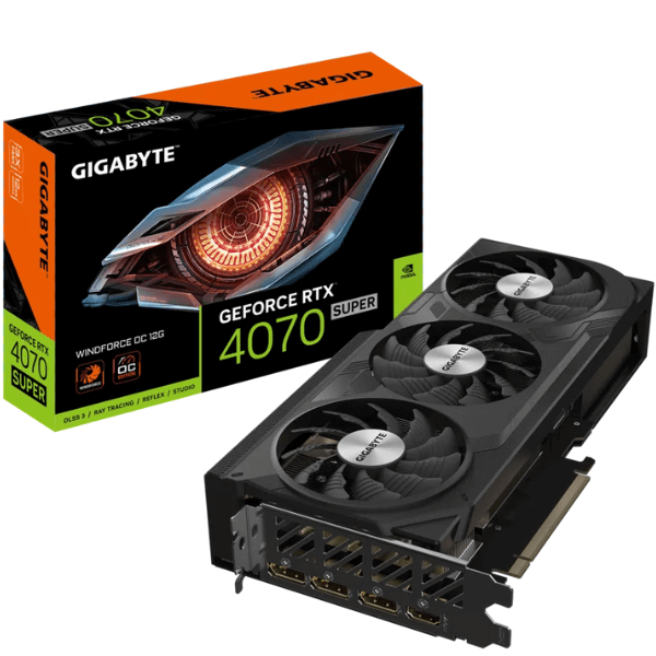 Gigabyte GeForce RTX 4070 SUPER WINDFORCE OC 12G Graphics Card