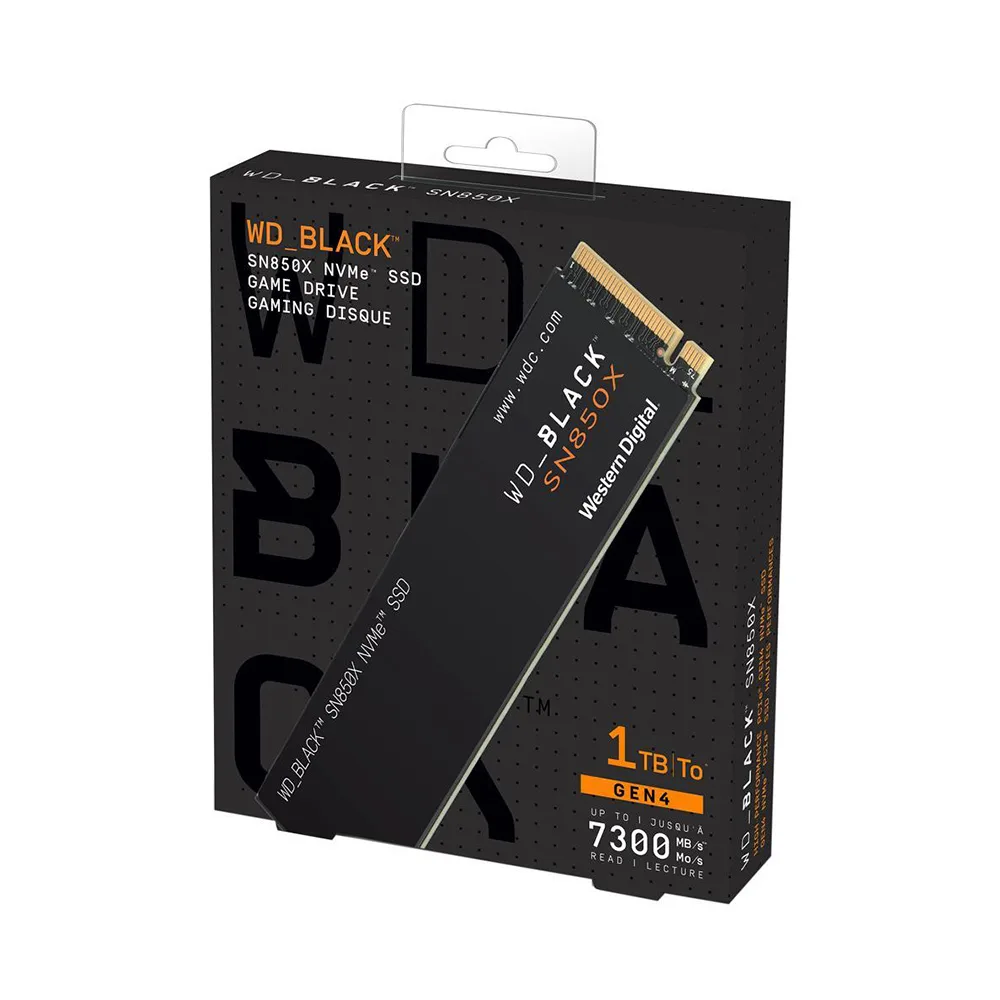 WD BLACK SN850X 1TB M.2 NVMe Gen4 SSD | Gaming PC Built