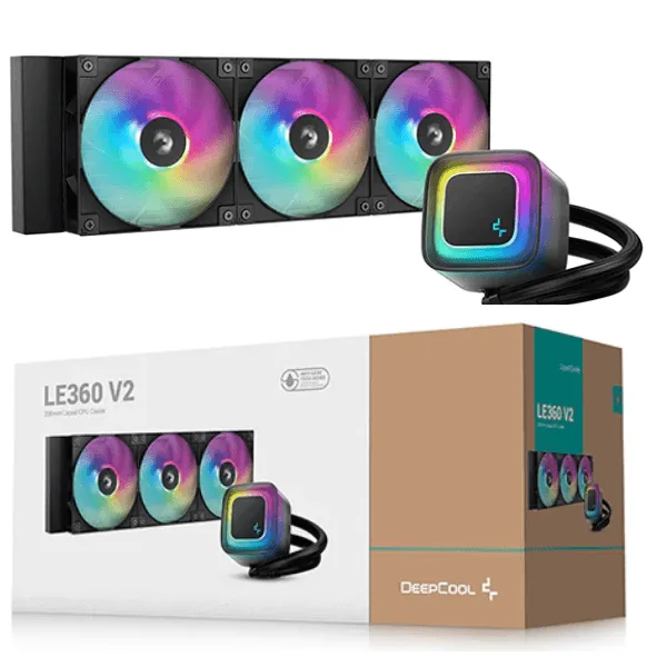 DEEPCOOL LE360 V2 ARGB 360 Mm Liquid CPU Cooler | Gaming PC Built